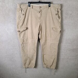 Polo Ralph Lauren Cargo Pants Mens 46Bx30 Beige Classic Fit Paratrooper Ripstop